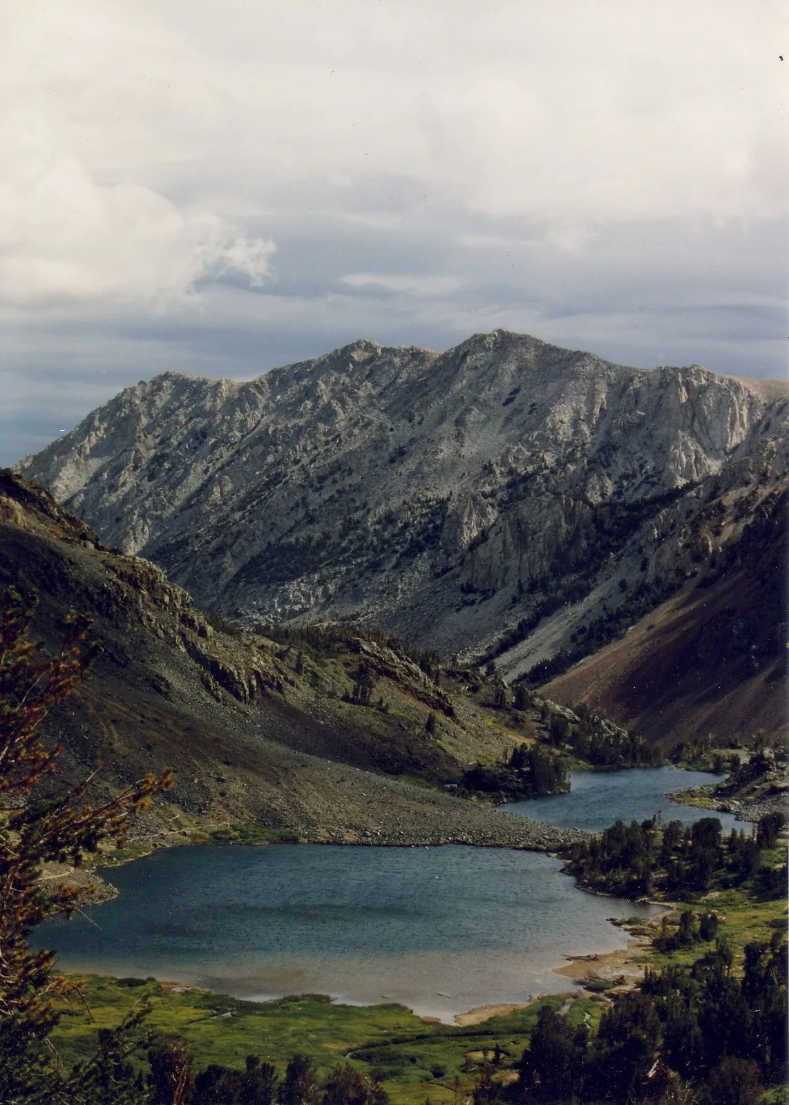 A high-elevation lake in the Virginia Lakes area of the Hoover Wilderness.